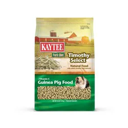 Kaytee Forti-Diet Timothy Select Unflavored Dry Guinea Pig Food - 3.5lbs