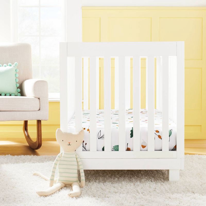 slide 2 of 5, Fitted Crib Sheet Foilage - Cloud Island™, 1 ct