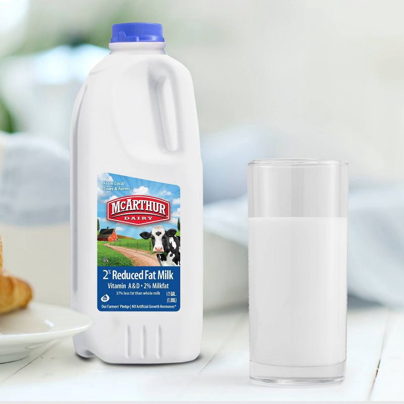 slide 2 of 2, McArthur Dairy 2% Reduced Fat Milk - 0.5gal, 1/2 gal