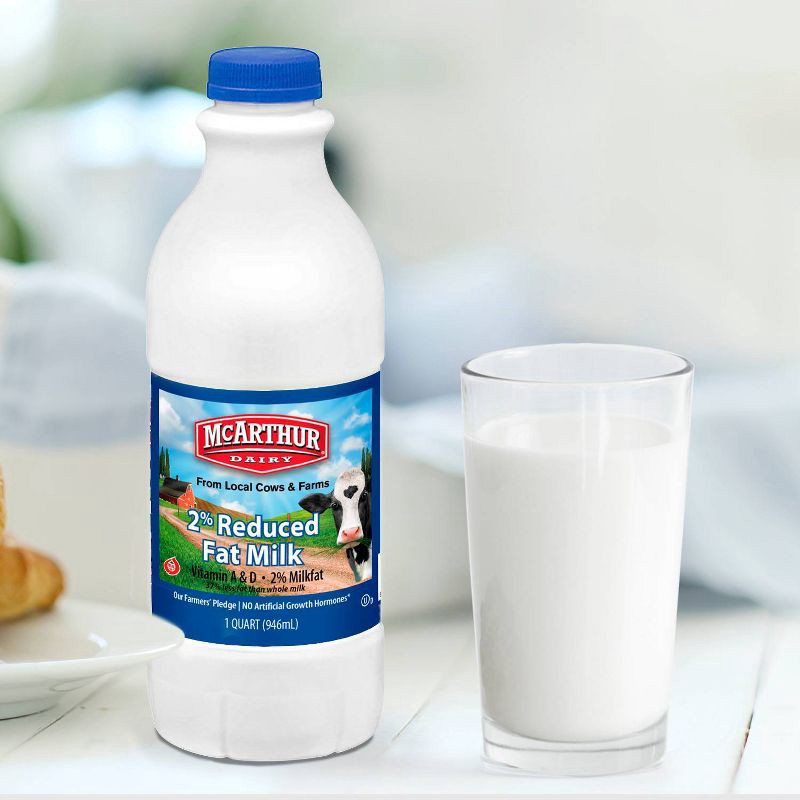 slide 2 of 2, McArthur 2% Reduced-Fat Milk - 1qt, 1 qt