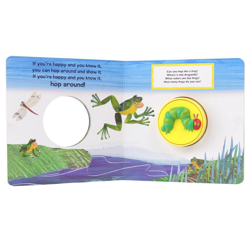 slide 3 of 4, Eric Carle One Button Squishy Sound Book (Board Book), 1 ct