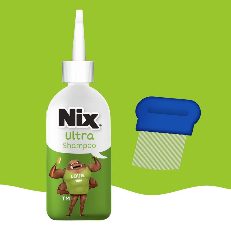slide 3 of 8, Nix Ultra Lice Shampoo All-In-One Lice Treatment Kit - 4 fl oz, 4 fl oz
