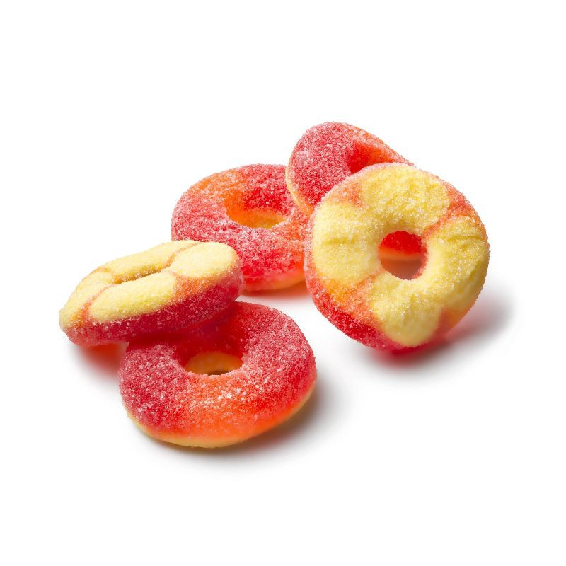 slide 3 of 3, Peach Rings Candy - 7oz - Favorite Day™, 7 oz
