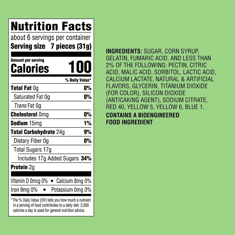 slide 4 of 4, Sour Gummi Worms Candy - 7oz - Favorite Day™, 7 oz