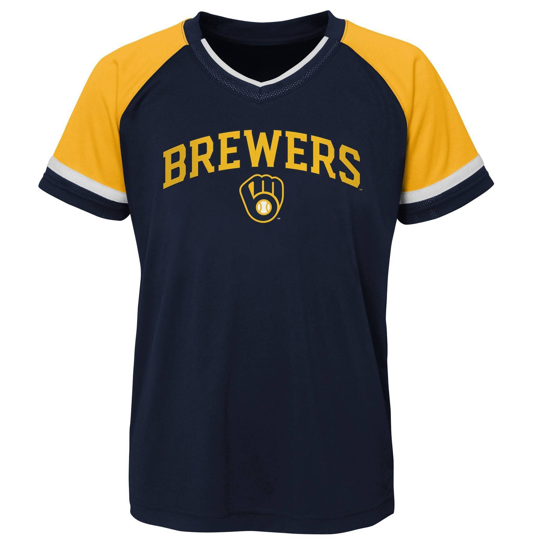 Mlb Milwaukee Brewers Boys' Pullover Jersey : Target