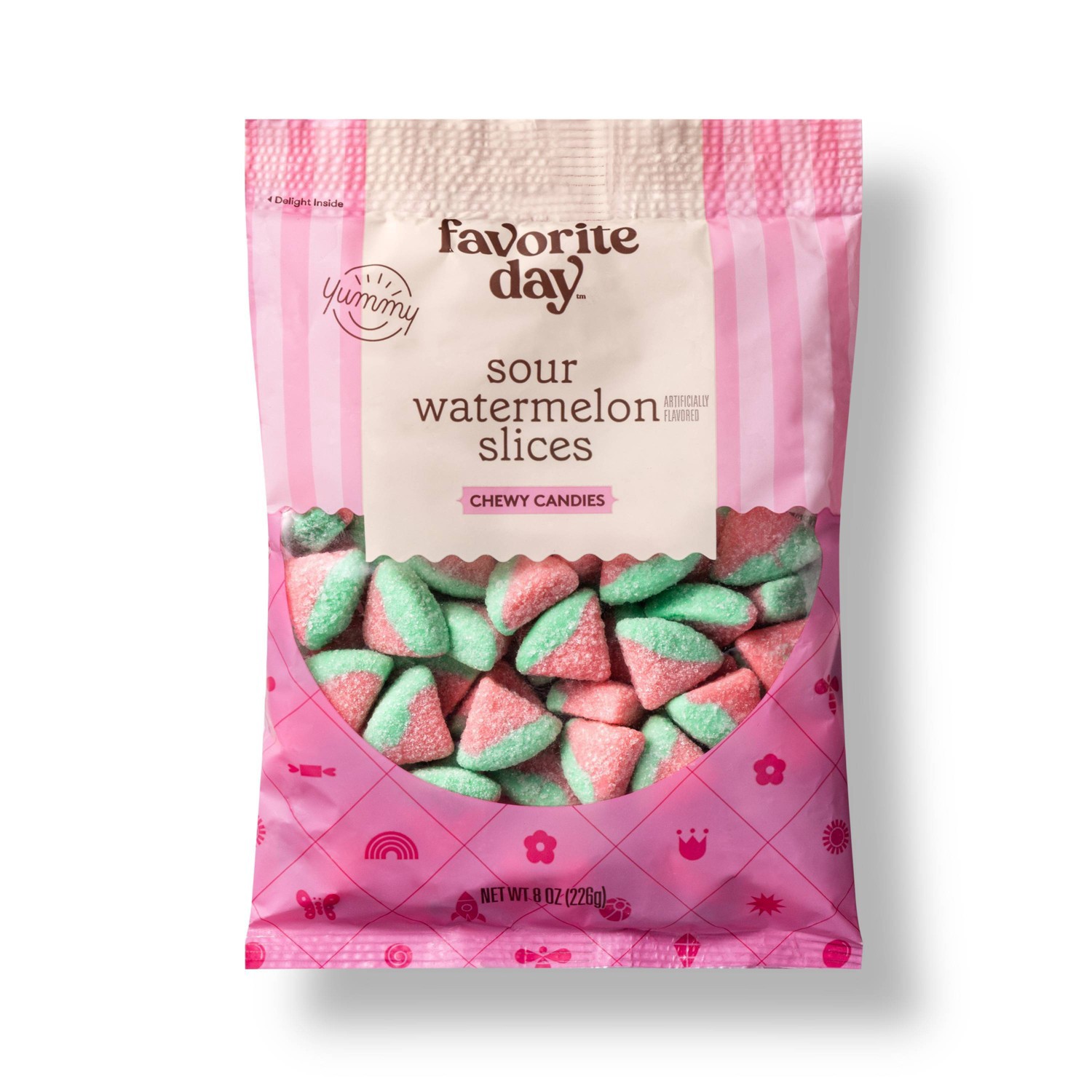 slide 1 of 1, Sour Watermelon Slices - 8oz - Favorite Day, 8 oz