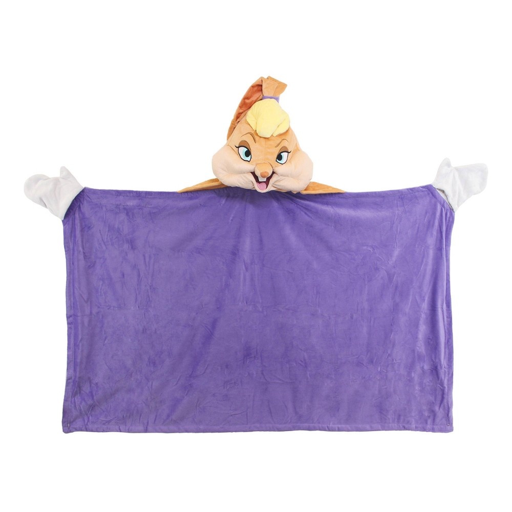 slide 2 of 5, Space Jam Lola Bunny Hooded Blanket, 1 ct