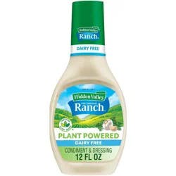 Hidden Valley Plant Powered Classic Ranch Dressing & Dipping Sauce - 12fl oz