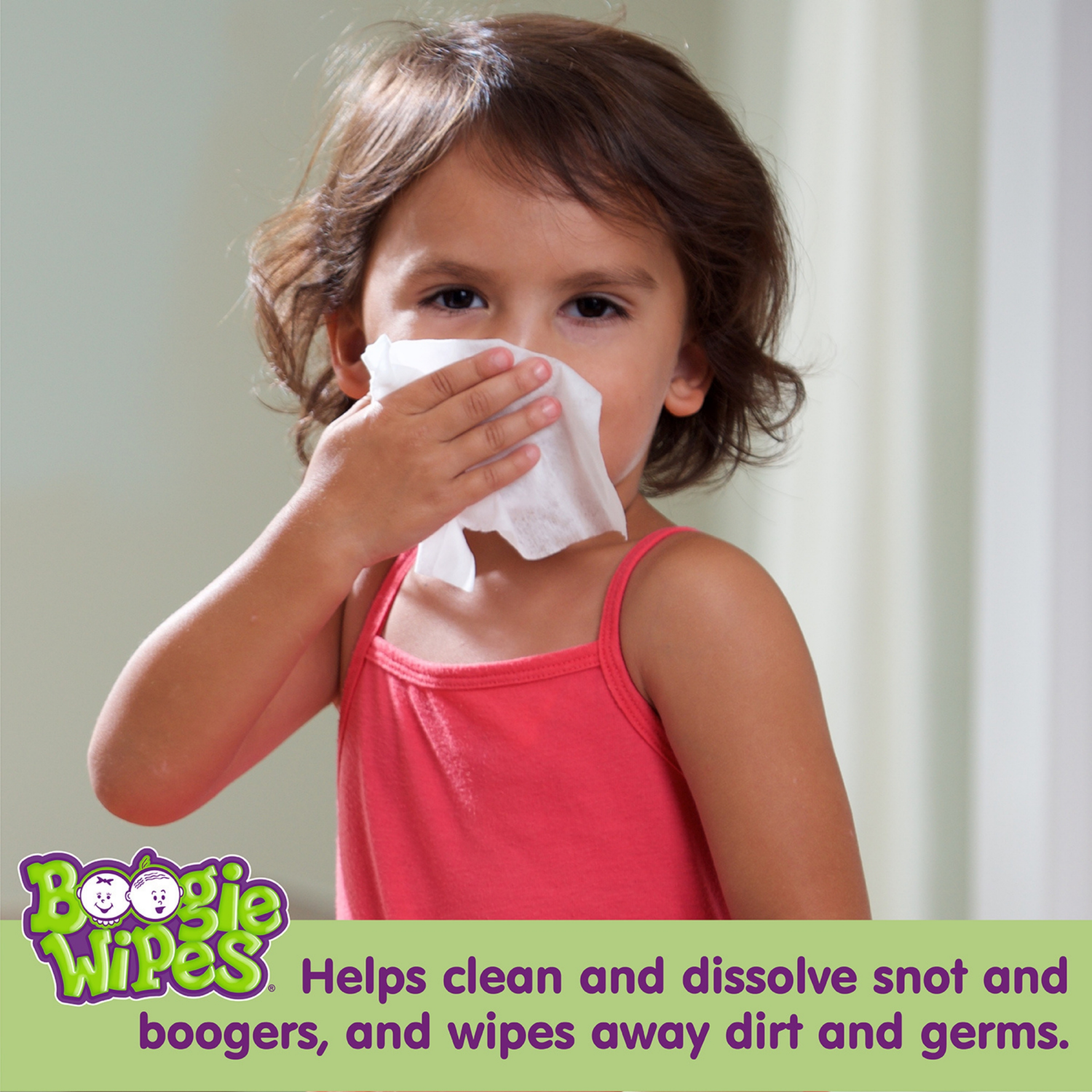 slide 2 of 4, Boogie Wipes Gentle Saline Nose Wipes Fresh Scen, 45 ct