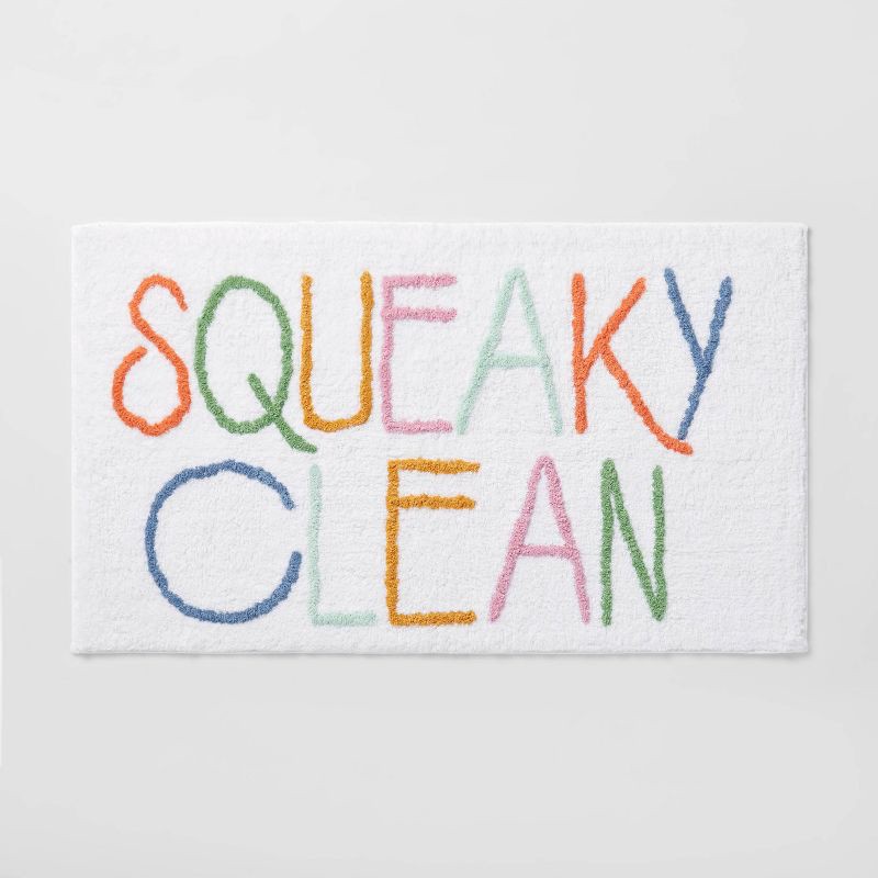 slide 1 of 4, Kids' Squeaky Clean Bath Rug - Pillowfort™, 1 ct