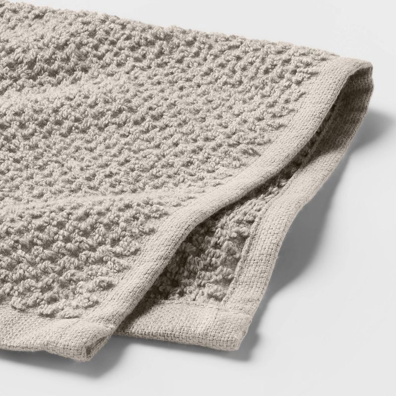 slide 4 of 4, 8pc 12"x12" Kids' Washcloth Set Gray - Pillowfort™, 8 ct