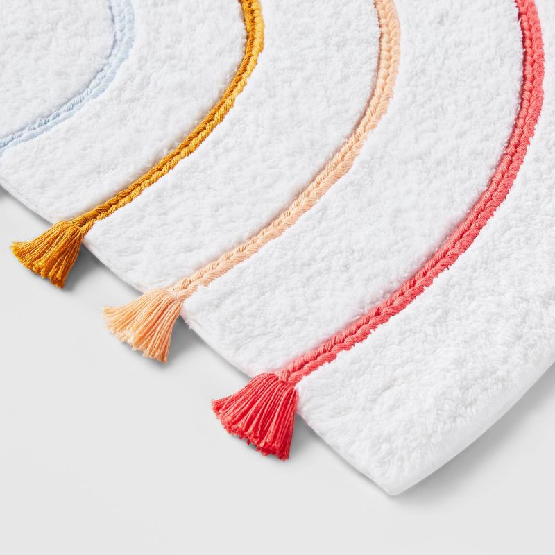 slide 3 of 4, Rainbow Kids' Bath Rug - Pillowfort™, 1 ct