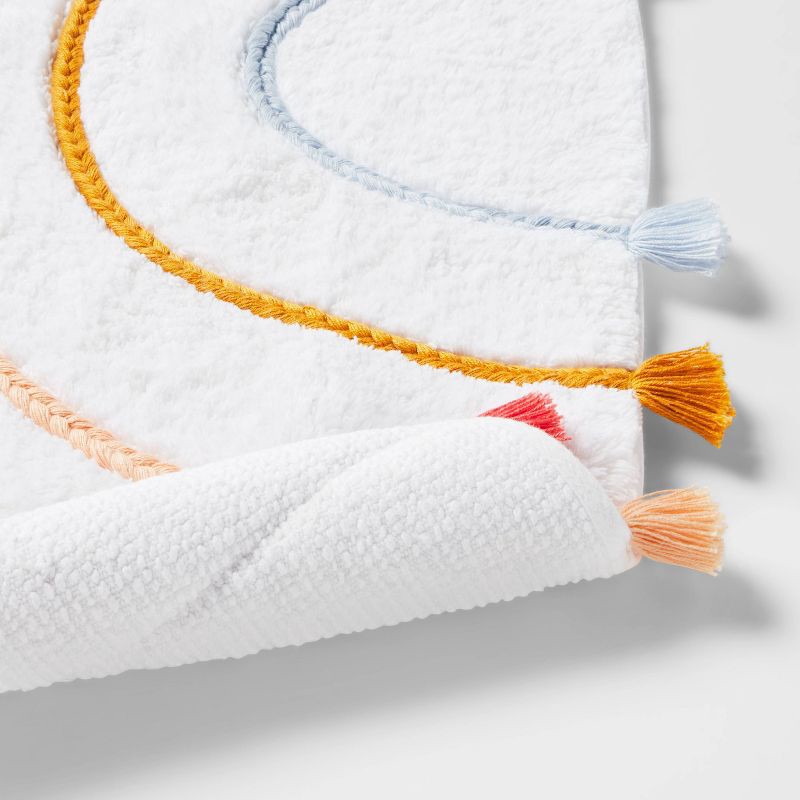 slide 4 of 4, Rainbow Kids' Bath Rug - Pillowfort™, 1 ct