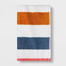 Kids' Striped Hand Towel with SILVADUR™ Antimicrobial Technology - Pillowfort™: Terry Cotton, 26"x15"