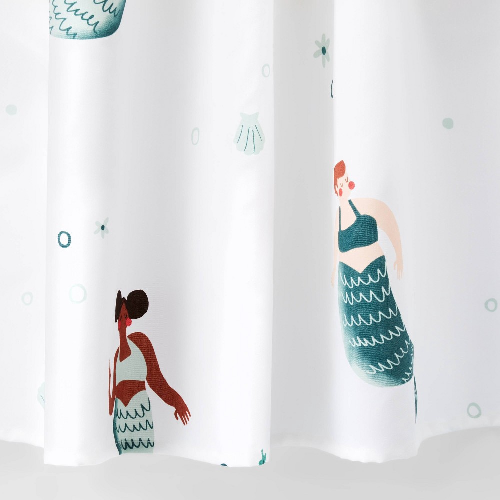 Mermaid Shower Curtain Pillowfort 1 ct Shipt