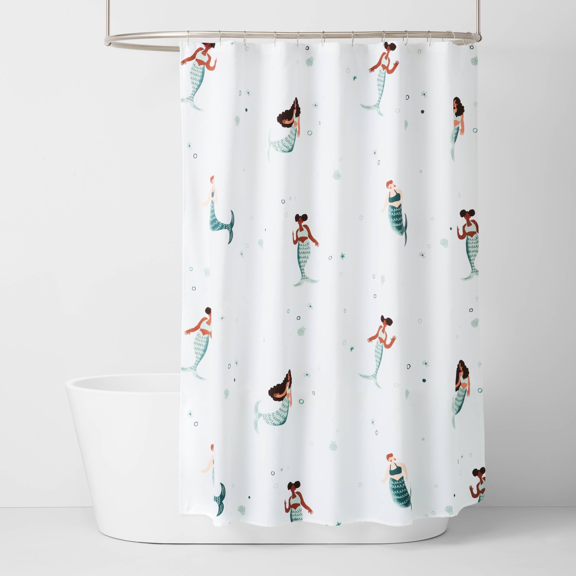 Mermaid Shower Curtain Pillowfort 1 ct Shipt