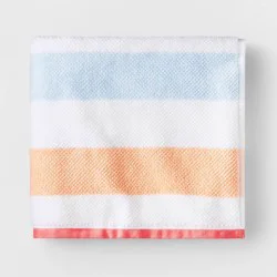 Striped Kids' Bath Towel with SILVADUR™ Antimicrobial Technology - Pillowfort™: 100% Cotton, OEKO-TEX Certified