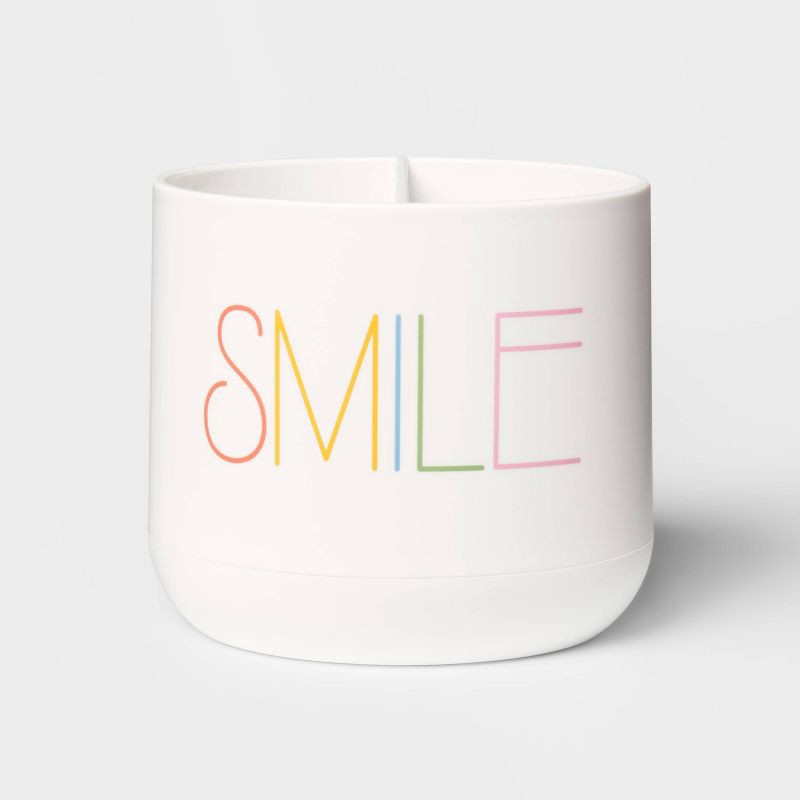 slide 1 of 3, Kids' Toothbrush Holder Smile - Pillowfort™, 1 ct