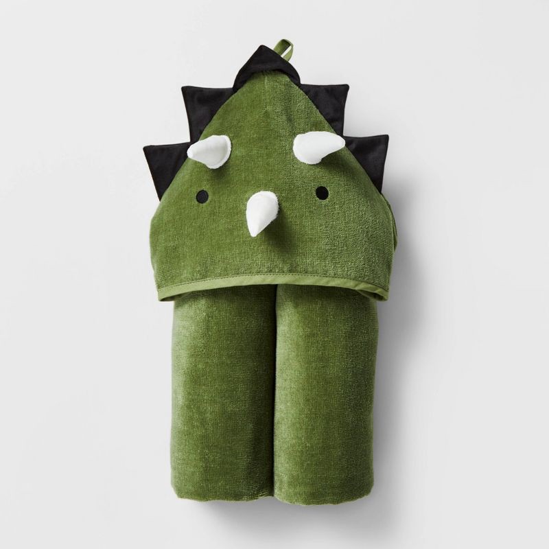 25"x50" Dinosaur Kids' Hooded Towel Pillowfort 1 ct Shipt