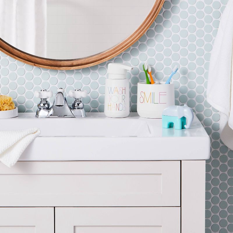 slide 2 of 2, Kids' Soap Dispenser White - Pillowfort™, 1 ct