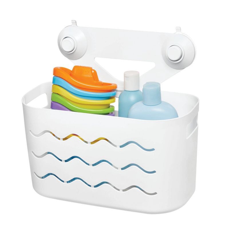 slide 5 of 9, Kids' Medium Shower Caddy White - Pillowfort™, 1 ct