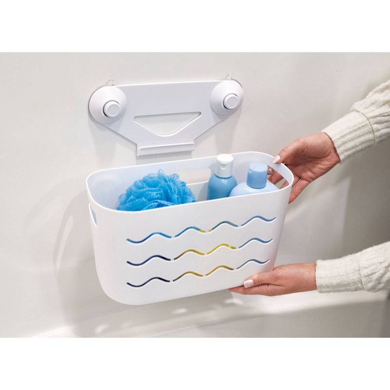 slide 7 of 9, Kids' Medium Shower Caddy White - Pillowfort™, 1 ct