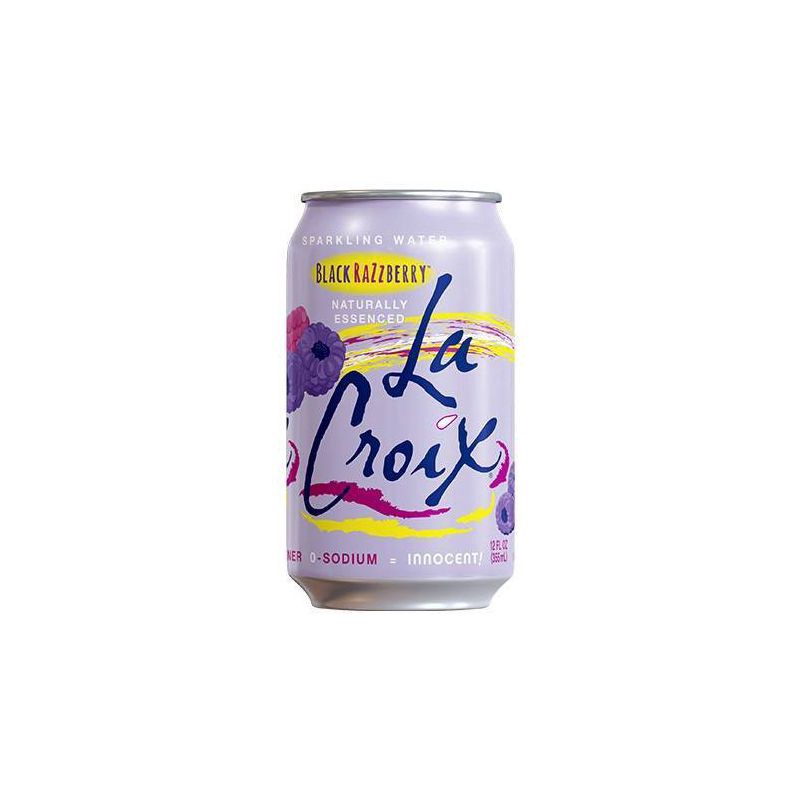 slide 2 of 6, LaCroix Sparkling Water Black Razzberry - 8pk/12 fl oz Cans, 8 ct; 12 fl oz