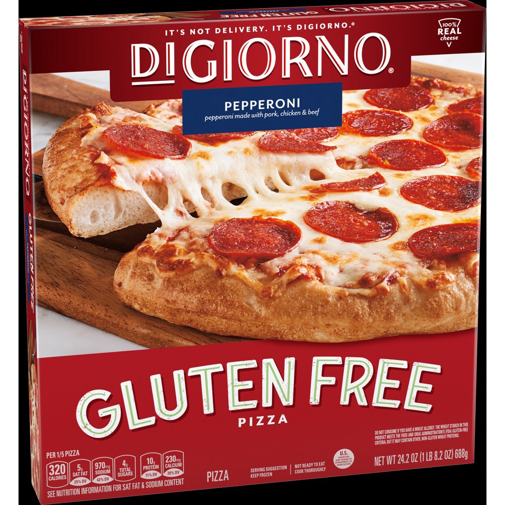 DiGiorno Gluten Free Pepperoni Frozen Pizza 24.2oz 24.2 oz Shipt