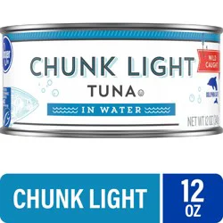 Kroger Wild Caught Chunk Light Tuna In Water