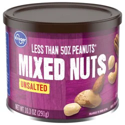Kroger Unsalted Mixed Nuts