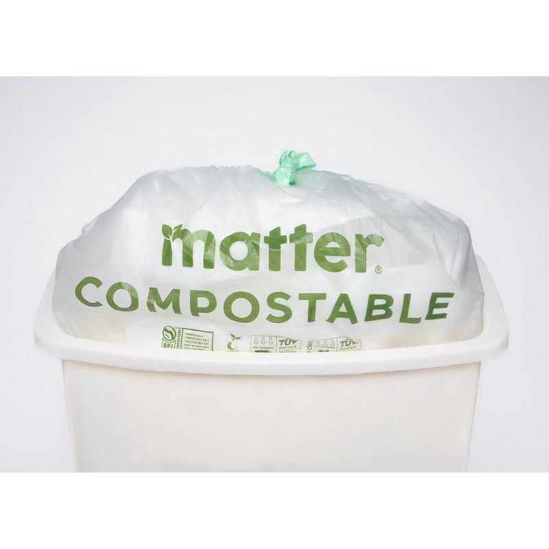 slide 4 of 4, Matter Compostable Tall Kitchen Trash Bags - 13 Gallon/12ct, 13 gal, 12 ct