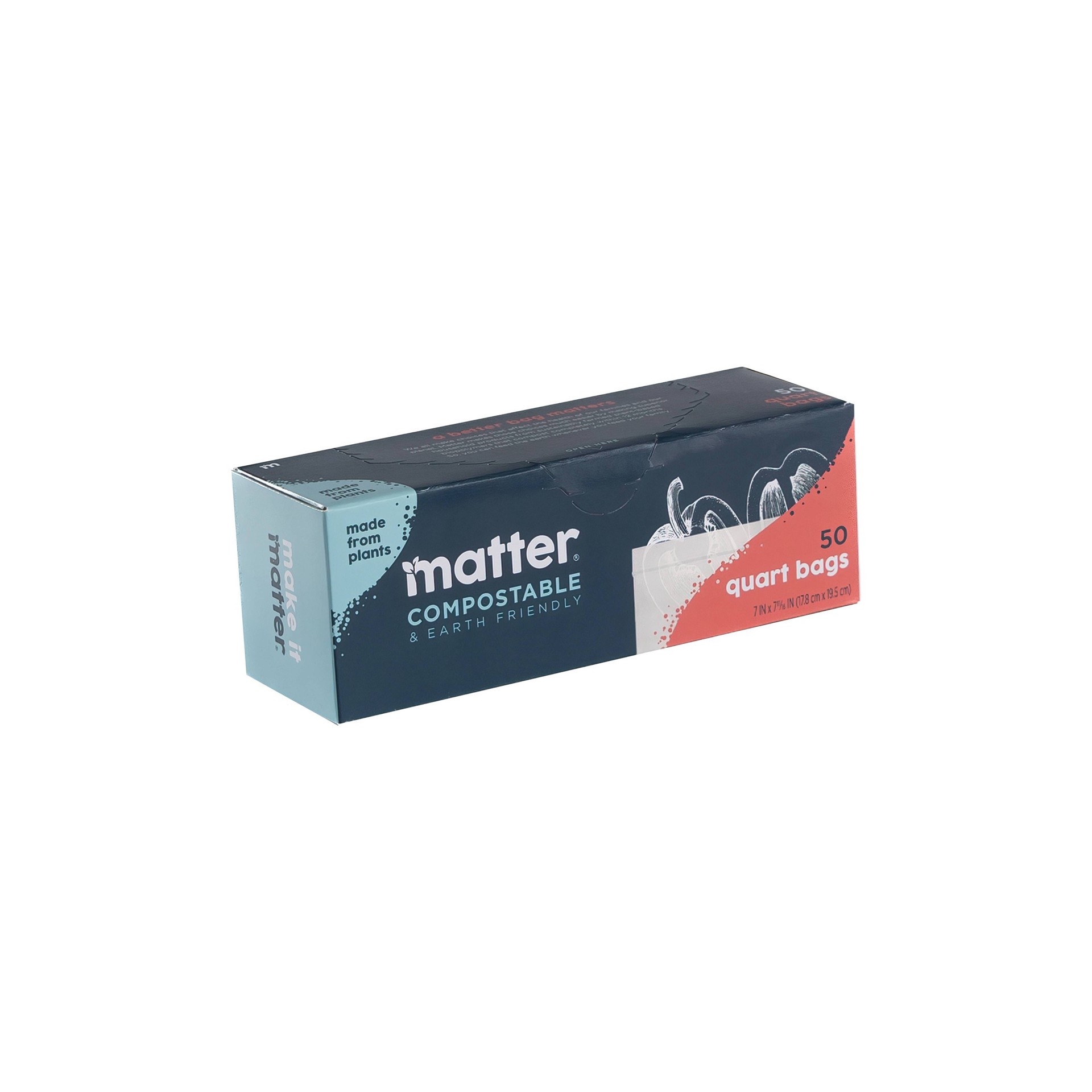 Matter Compostable Quart Bags 50ct 50 ct Shipt