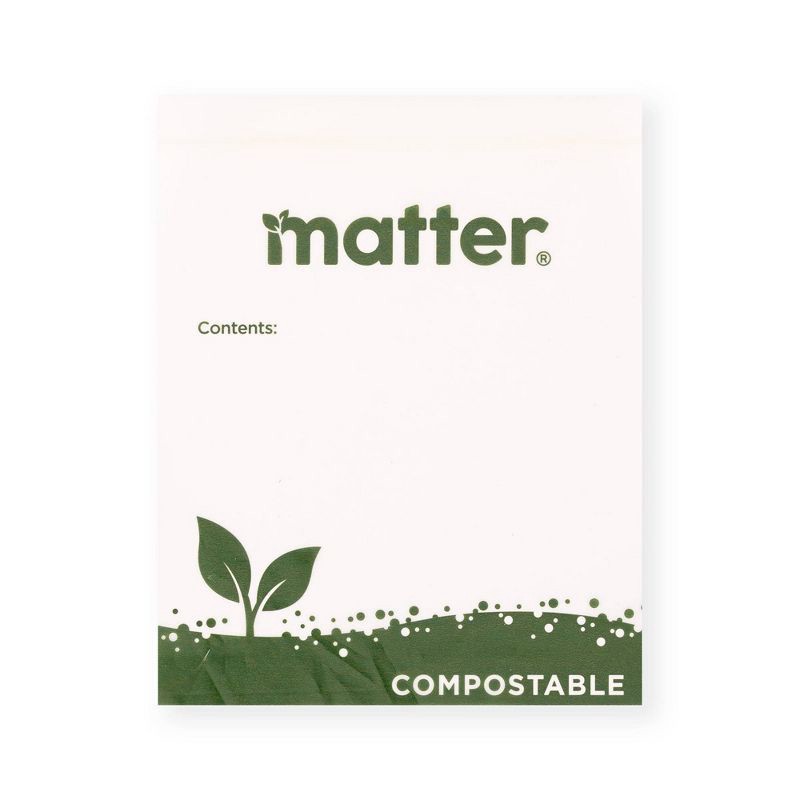 slide 3 of 9, Matter Compostable Quart Bags - 50ct, 50 ct