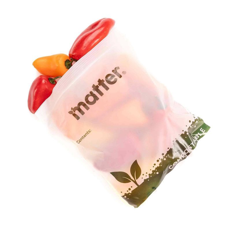 slide 4 of 9, Matter Compostable Quart Bags - 50ct, 50 ct