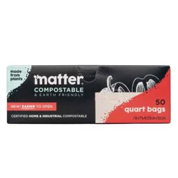 Matter Compostable Quart Bags - 50ct
