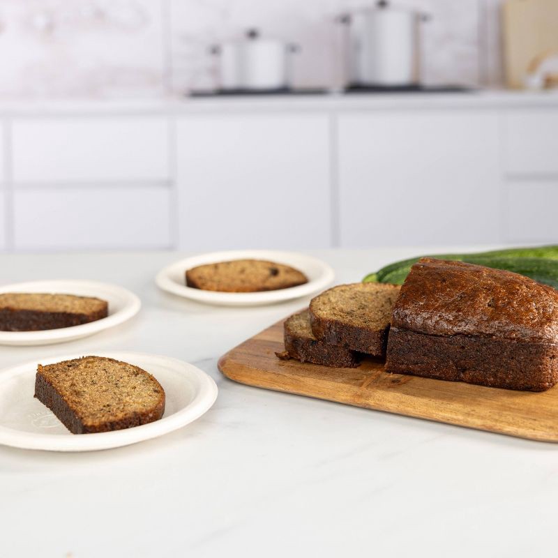 slide 4 of 10, Matter Compostable Fiber Disposable Dessert Plates 6" - Natural - 20ct, 20 ct
