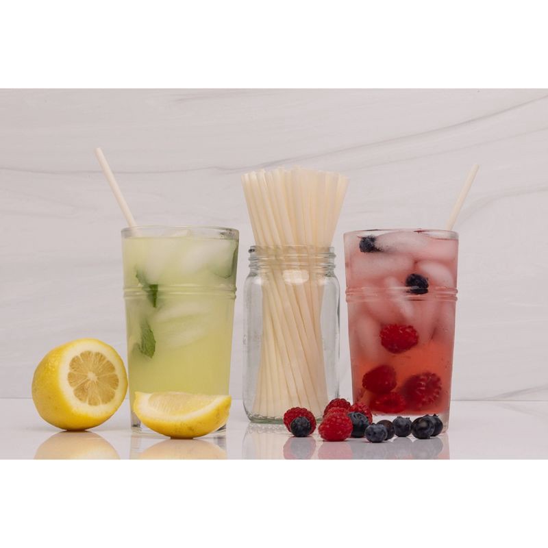 slide 5 of 5, Matter Compostable Straws - 50ct, 50 ct