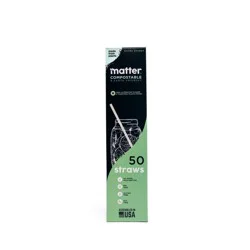 Matter Compostable Straws - 50ct