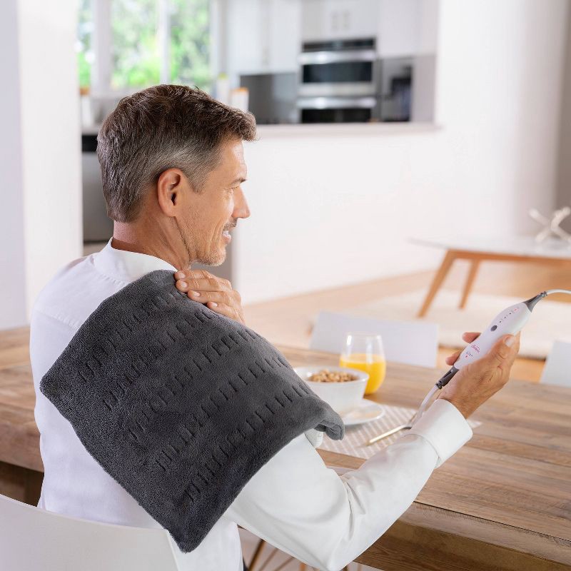 slide 3 of 6, Sunbeam Premium Machine Washable Integrated Heating Pad with Compact Storage - Standard Size, 1 ct