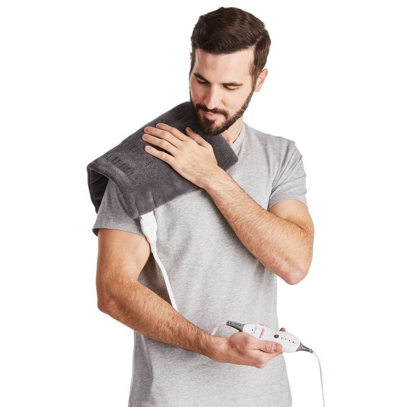 slide 6 of 6, Sunbeam Premium Machine Washable Integrated Heating Pad with Compact Storage - Standard Size, 1 ct