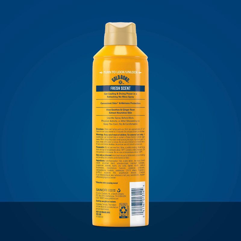 slide 2 of 7, Gold Bond Spray Powder Fresh - 7oz, 7 oz