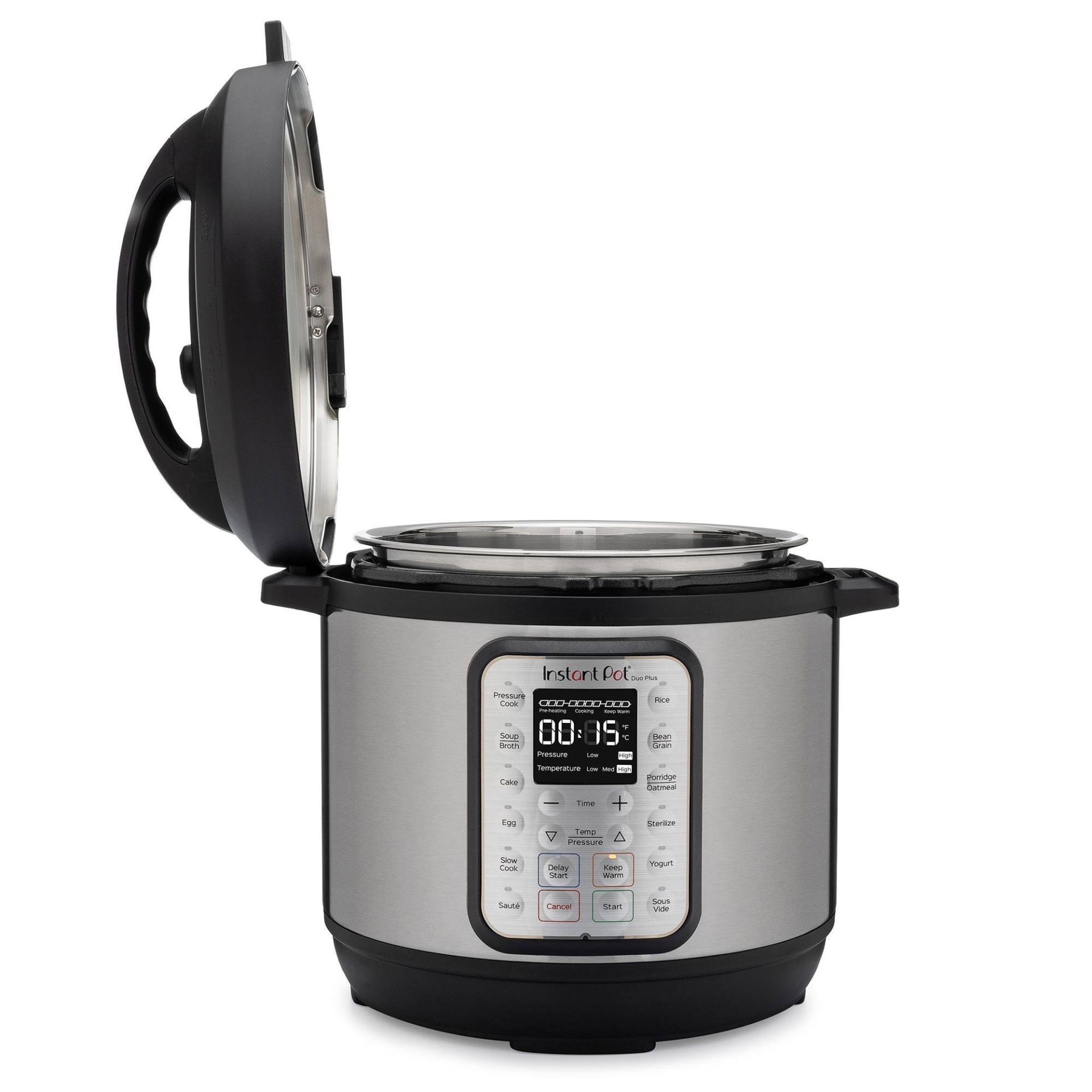 slide 1 of 8, Instant Pot Duo Plus 9-in-1 Slow Cooker/Pressure Cooker, 6 qt