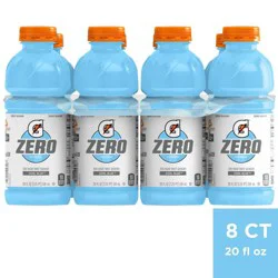 Gatorade G Zero Cool Blue Sports Drink - 8pk/20 fl oz Bottles