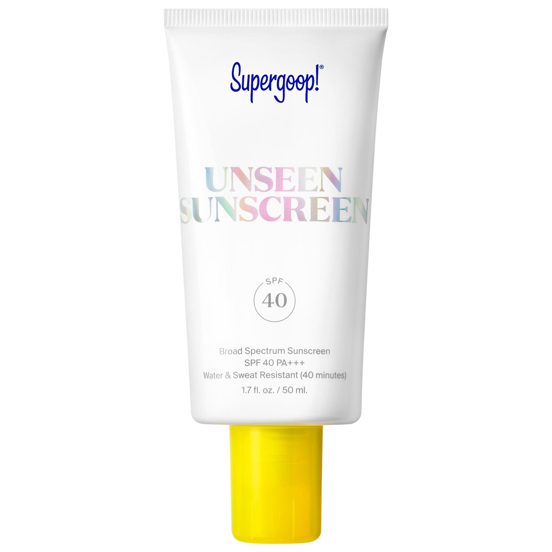 slide 1 of 5, Supergoop! Unseen Sunscreen SPF 40 PA+++ 1.7 oz/ 50 mL, 1.7 oz/ 50 ml