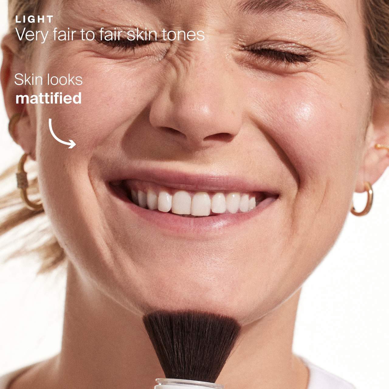 slide 5 of 10, Supergoop! 100% Mineral (Re)setting Powder Face Sunscreen SPF 35 Light, 0.15 oz/ 4.25 gram