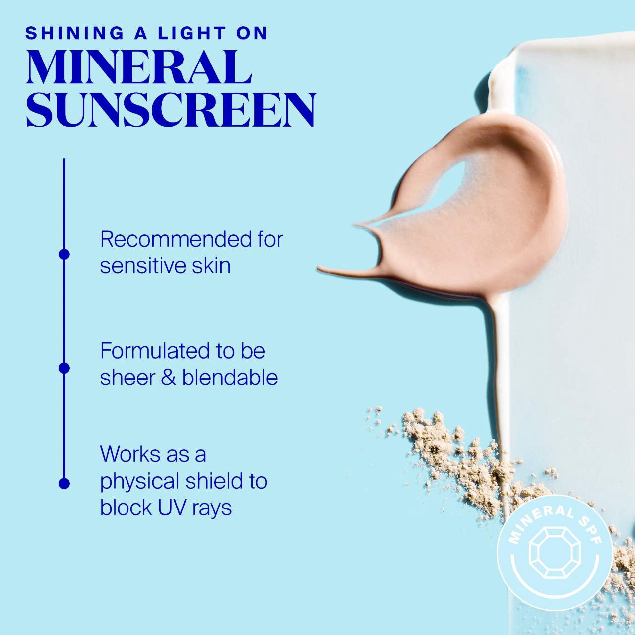 slide 7 of 10, Supergoop! 100% Mineral (Re)setting Powder Face Sunscreen SPF 35 Light, 0.15 oz/ 4.25 gram