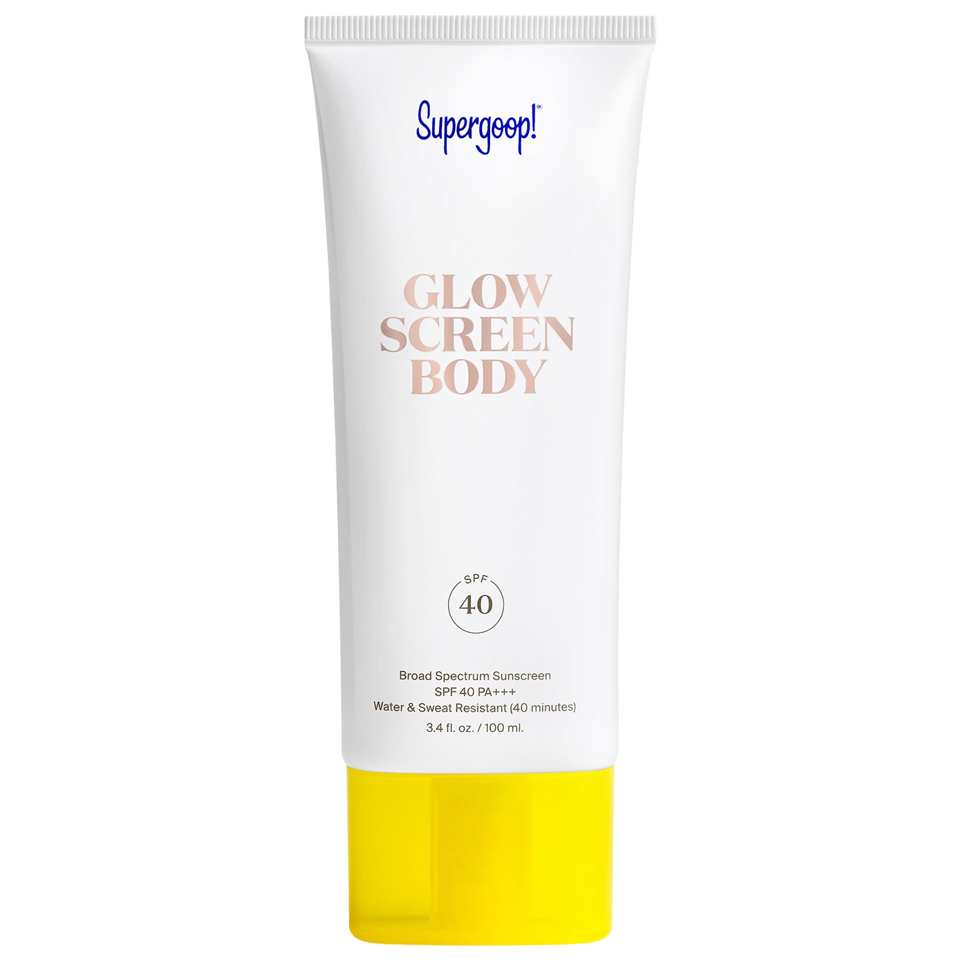 Supergoop! Glowscreen Body Sunscreen SPF 40 PA+++ 3.4 oz/ 100 mL 3.4 oz
