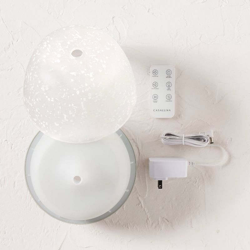 slide 3 of 4, 300ml Essential Oil Diffuser White - Casaluna™: Ultrasonic Aroma, Auto Shut-Off, Remote Included, 300 ml