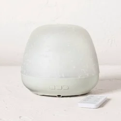 300ml Essential Oil Diffuser White - Casaluna™: Ultrasonic Aroma, Auto Shut-Off, Remote Included