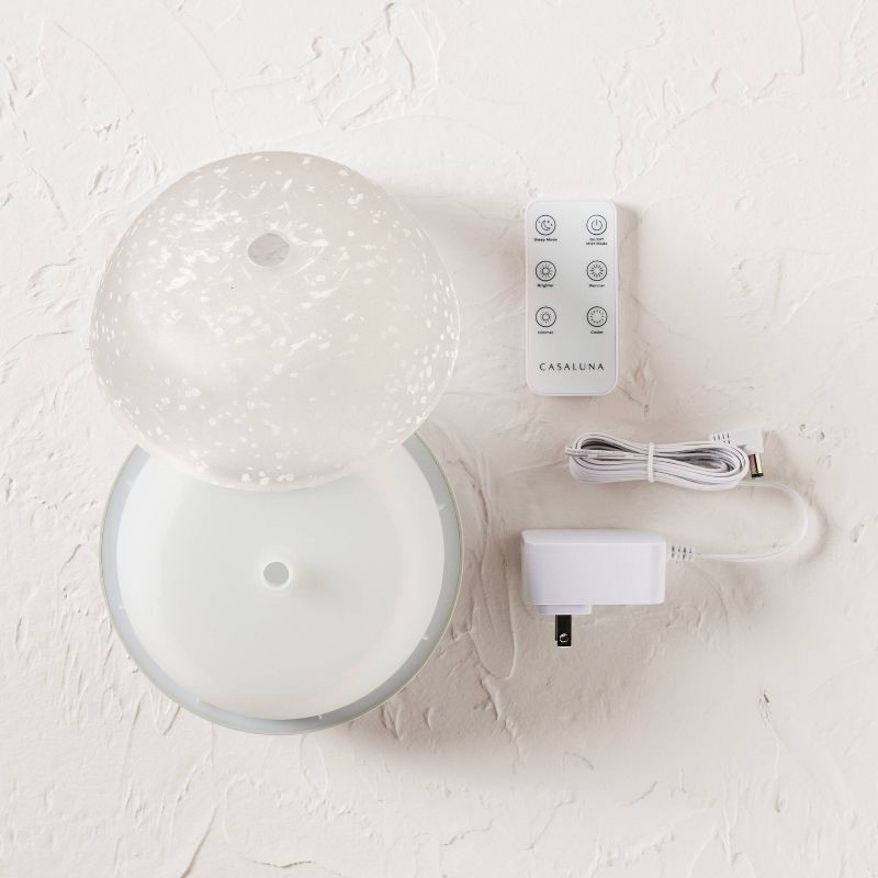 slide 3 of 4, 200ml Essential Oil Diffuser White - Casaluna™: Ultrasonic Aroma, Auto Shut-Off, Light Settings, Includes Remote, 200 ml